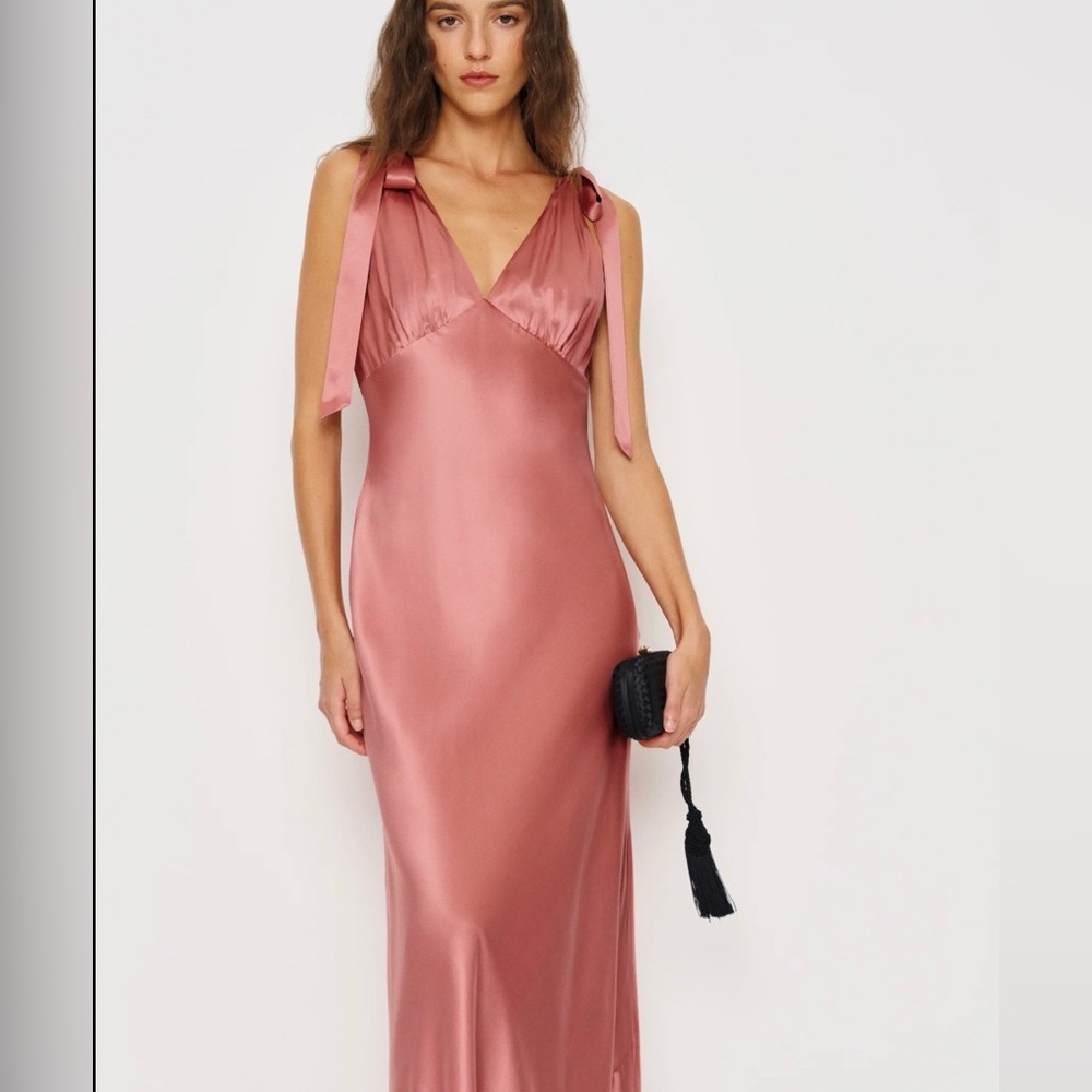 Reformation Pernille Silk Dress